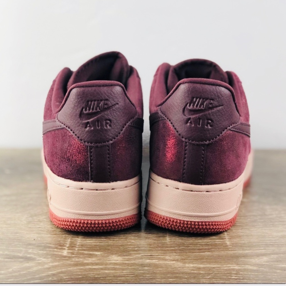 NEW Air Force 1 ‘07 Premium Burgundy - Picture 4 of 5